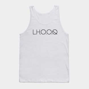 L.H.O.O.Q. Marcel Duchamp Tank Top